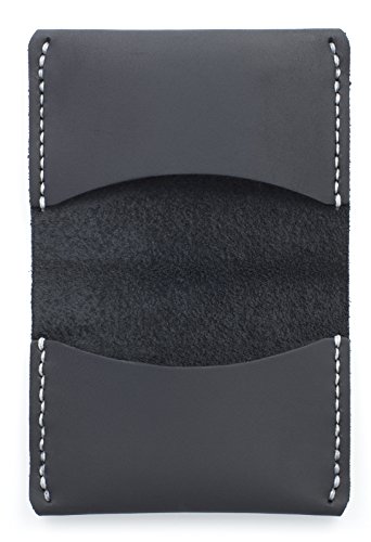 Waskerd Men's Slim Bifold Wallet with 2 Pockets - Genuine Dupont Leather RFID Blocking Minimalist Wallet for Business & Travel