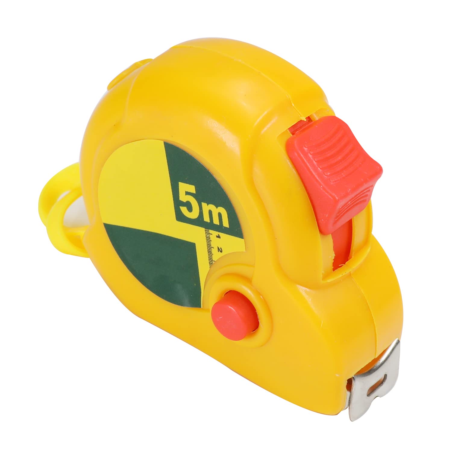 Utoolmart 16.4ft Retractable Steel Tape Measure - Professional Metric Scale Measuring Tool with Durable Plastic Case (5m/16.4ft) - Perfect for Construction, DIY Projects, Carpentry & Home Improvement