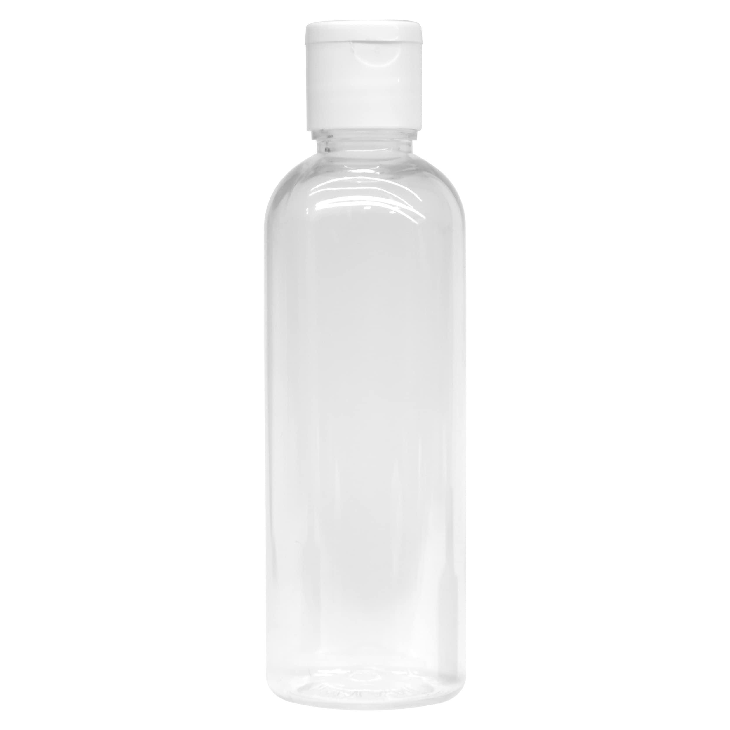 Refillable 100ml Empty Squeeze Bottles with Disc/Flip Top Cap - Cosmetic Cylindrical Containers for Shampoo, Body Wash, Toner, Lotion & Cream | Travel-Friendly PC Plastic Bottles for Home, Salon & DIY Skincare