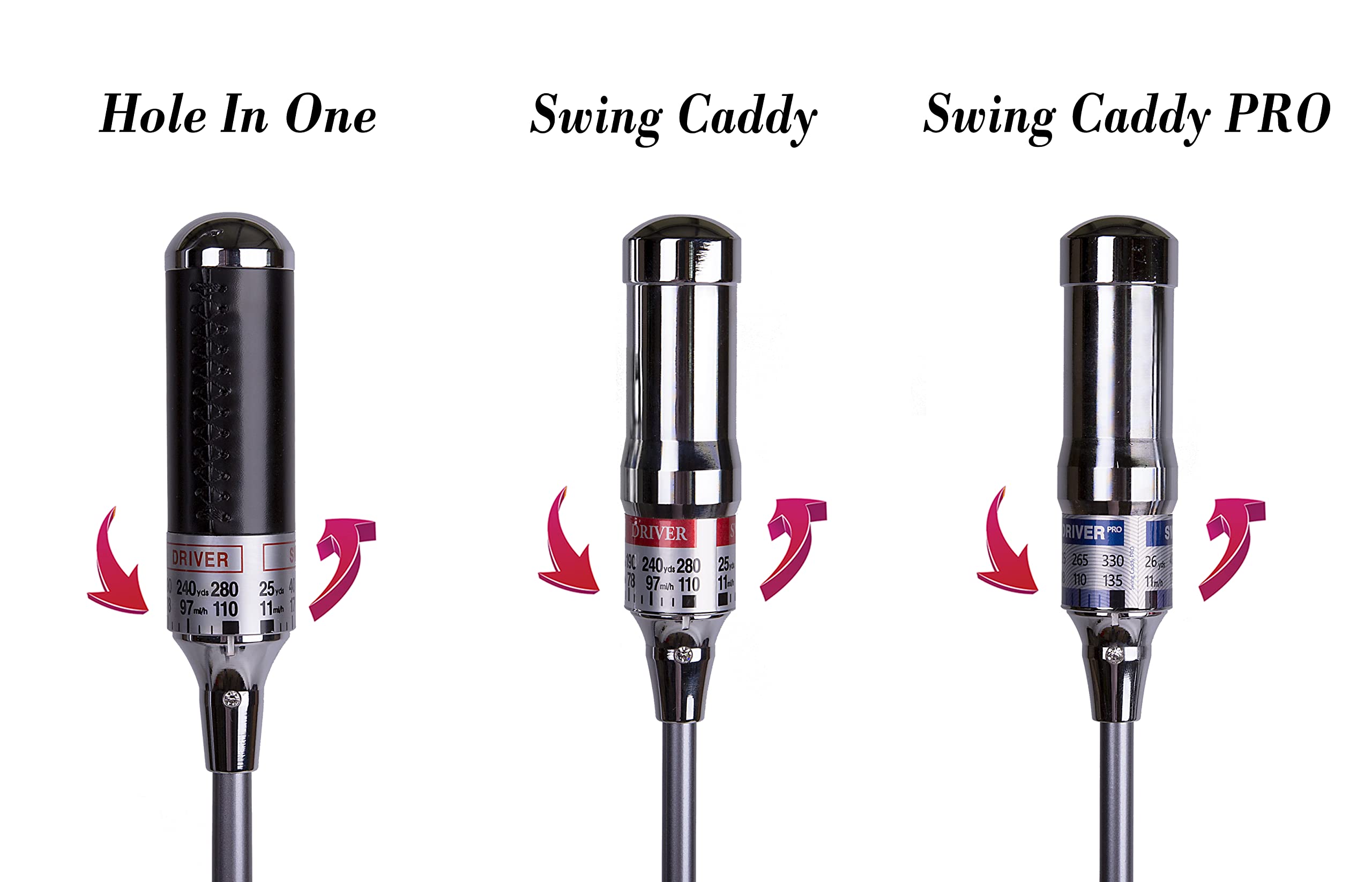 Golf Swing Trainer - Patented for Distance, Rhythm, Tempo & Accuracy | Perfect for Warmup & Practice | Improve Your Golf Game at Home or Driving Range