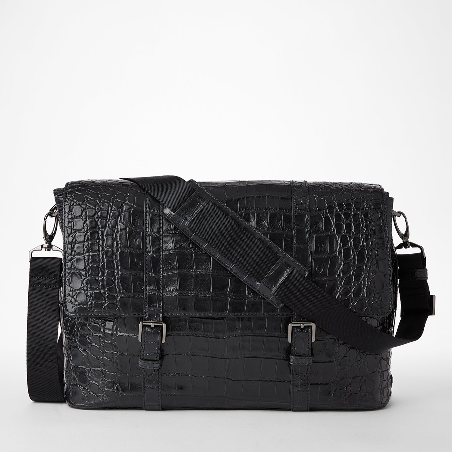 Mason Messenger Black Baypoint M80234500001 - Stylish and Durable Crossbody Bag for Men & Women - Perfect for Travel, Work, and Everyday Use