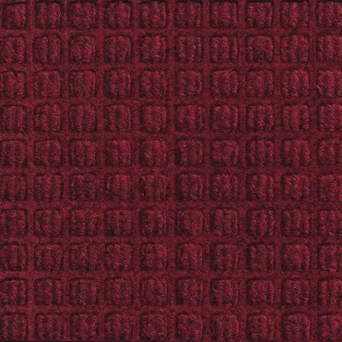 Premium Waterhog Classic Entrance Mats 4' x 10' - Red & Black Indoor/Outdoor Doormat for High Traffic Areas - Perfect for Homes, Offices, and Commercial Spaces