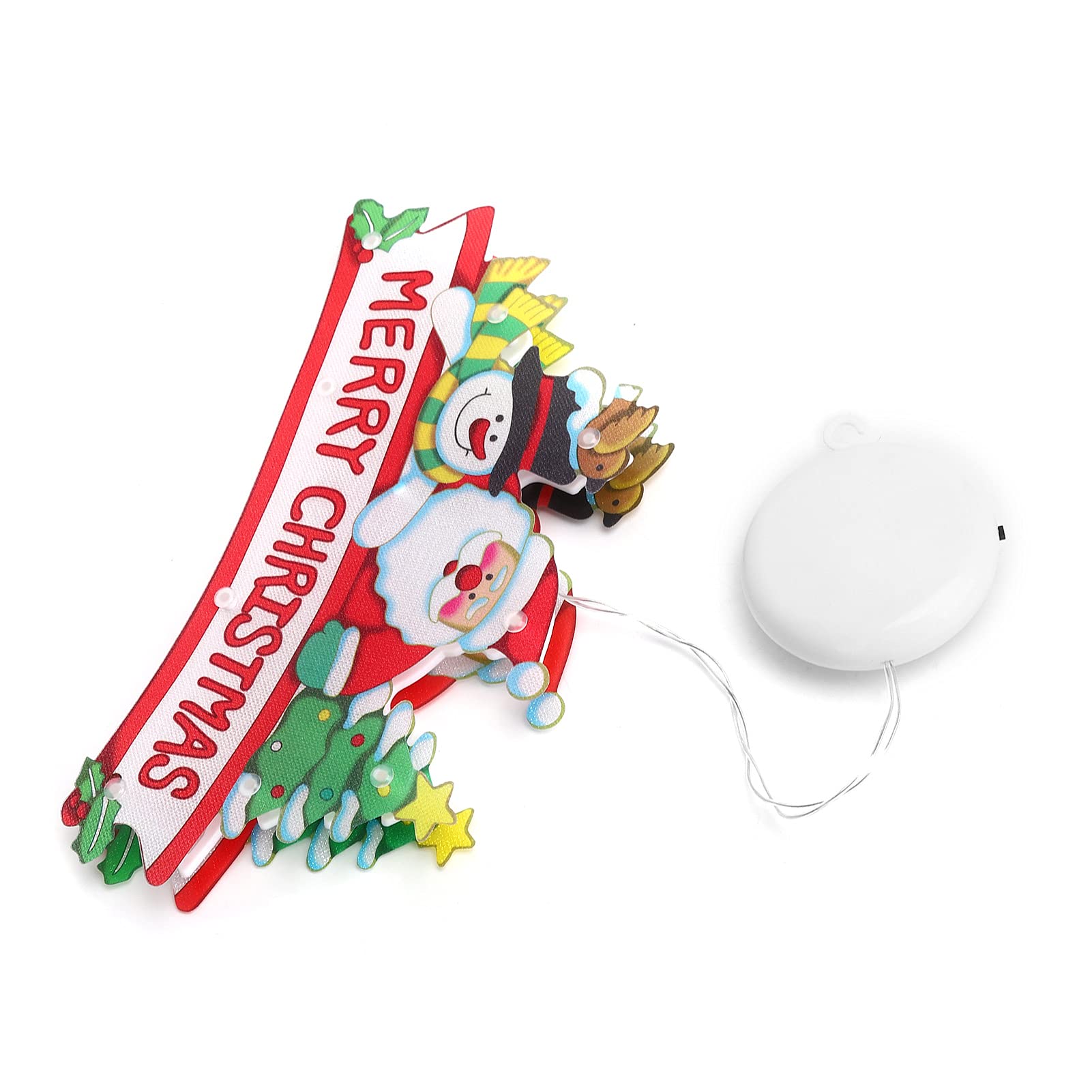 DPOFIRS Santa Claus Sucker LED Lights - Christmas Window Hanging Decor with LED Suction Cup for Home, Garden, Xmas Party, Festival - Perfect for Bedroom, Living Room, Office, and Outdoor Holiday Decorations