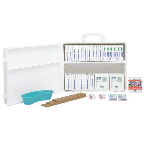 Ontario Section 10 First Aid Kit - 16-199 Worker Plastic OSHA Compliant Workplace Safety Supplies for Construction Sites & Factories