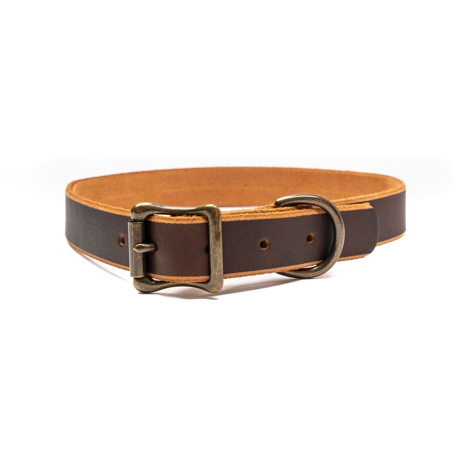 Premium Genuine Leather Dog Collar - Adjustable & Durable Pet Collar for Small Medium Large Dogs - Perfect for Walking, Training & Outdoor Adventures