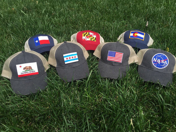 USA Flag Mesh Trucker Hat Snapback - Patriotic Adjustable Baseball Cap for Men & Women - Perfect for 4th of July, BBQ, Outdoor Sports & Casual Wear