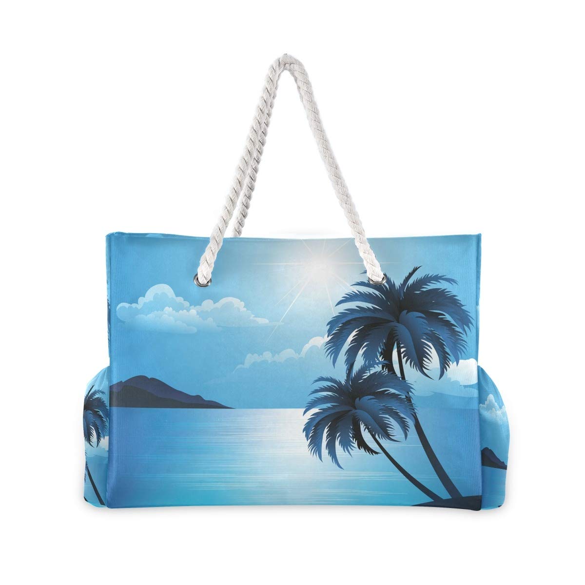 Senya Large Canvas Beach Shoulder Bag - Water Resistant Tote for Women, Gym, Travel & Daily Use | Perfect for Pool Days, Shopping & Work Commute