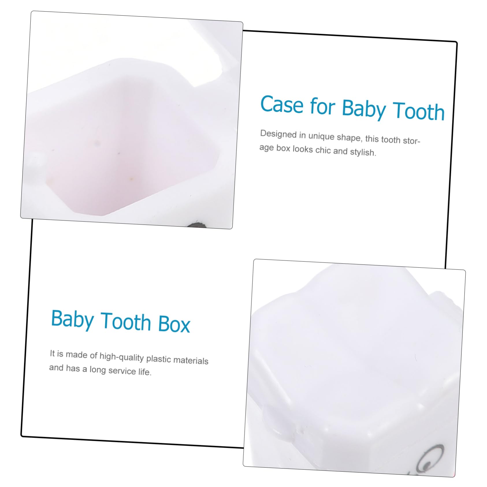 UPKOCH 100 Pack White Plastic Tooth Keepsake Boxes - Tooth Fairy Organizer Storage for Baby Teeth, Kids Dental Souvenirs (Great for Tooth Fairy Gifts & Childhood Memory Preservation)