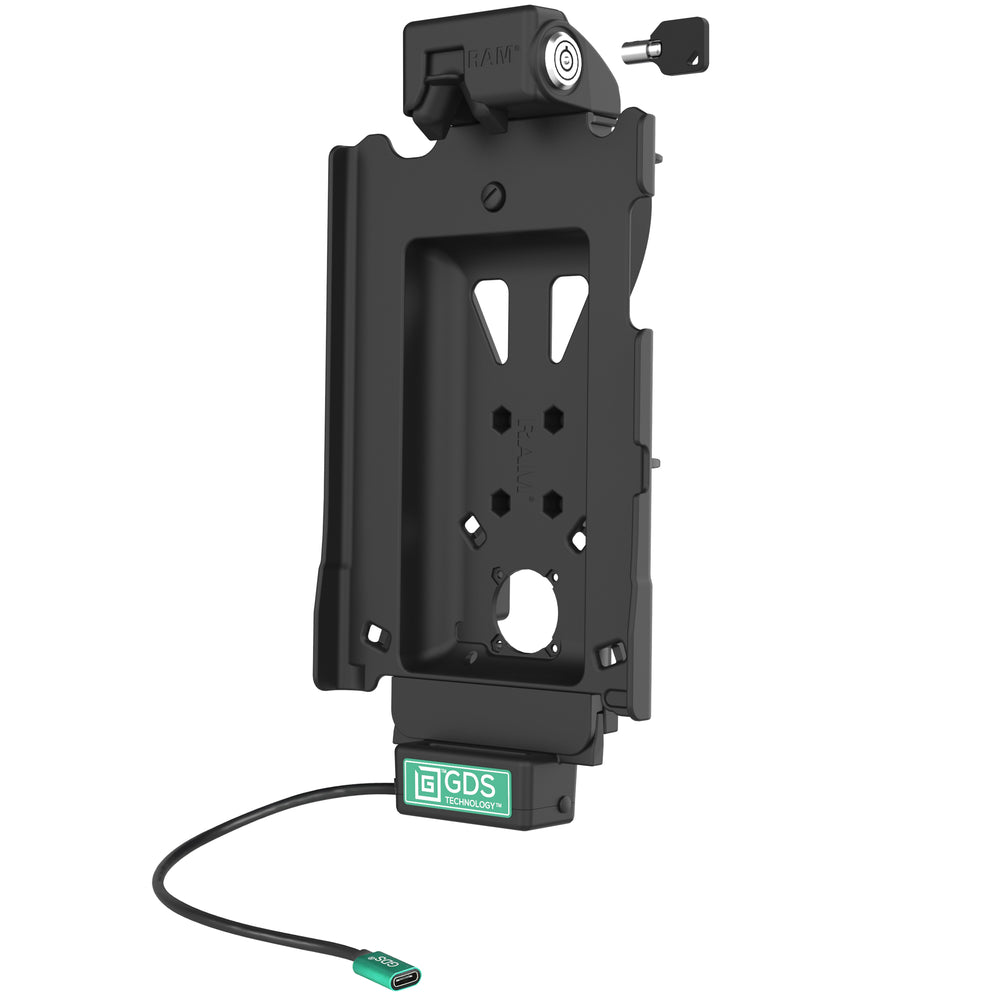 Locking GDS® Tough Dock for Samsung Tab A9+ - Secure Mounting Stand with RAM GDS DOCKL SAM88CPU - Perfect for Warehouses, Retail Stores & Industrial Tablet Use