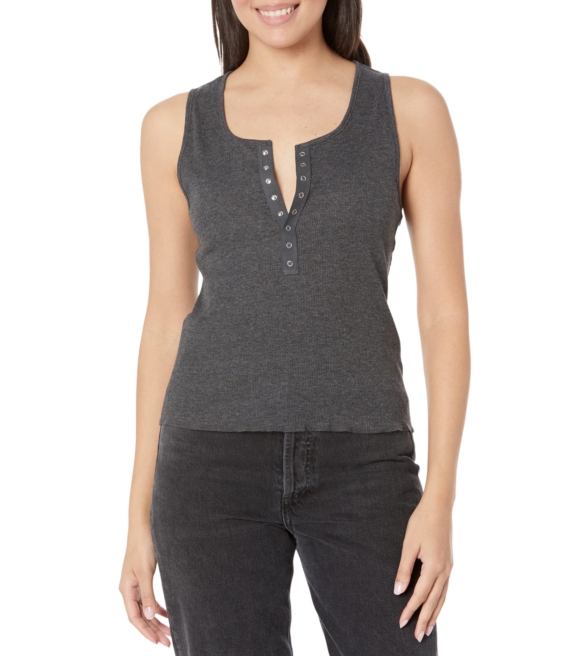 Free People The Laid Back Tank Top - Women's Casual Sleeveless Shirt for Summer, Yoga, and Beach Wear