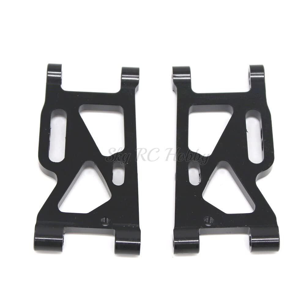 1:14 144001 RC Car Upgrade Parts - Metal Front Swing Arm, C Seat Combiner, Steering Cup & Rear Wheel Seat Replacement Set | Durable Spare Parts for RC Car Maintenance & Performance Enhancement | Perfect for Off-Road Racing & DIY RC Upgrades (Color: Black)