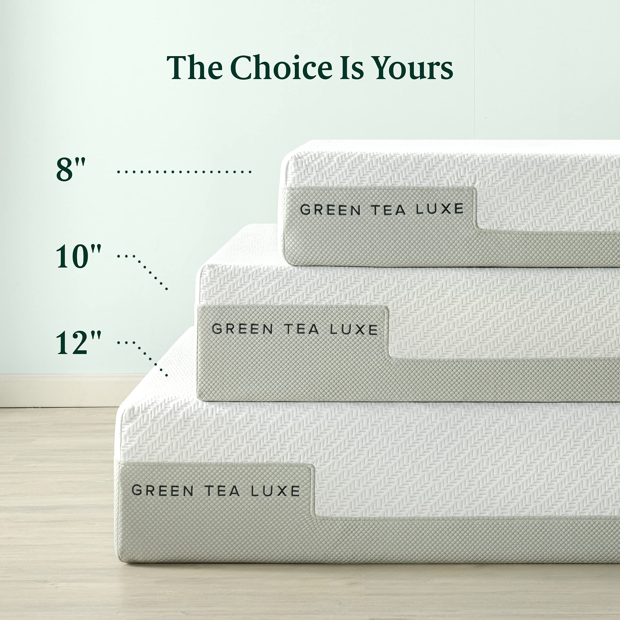 ZINUS 12 Inch Green Tea Infused Memory Foam Mattress - Twin Size, Pressure Relieving & CertiPUR-US Certified, Mattress in a Box for Back Pain Relief - Made in USA - Perfect for Guest Rooms, Dorms & Small Spaces