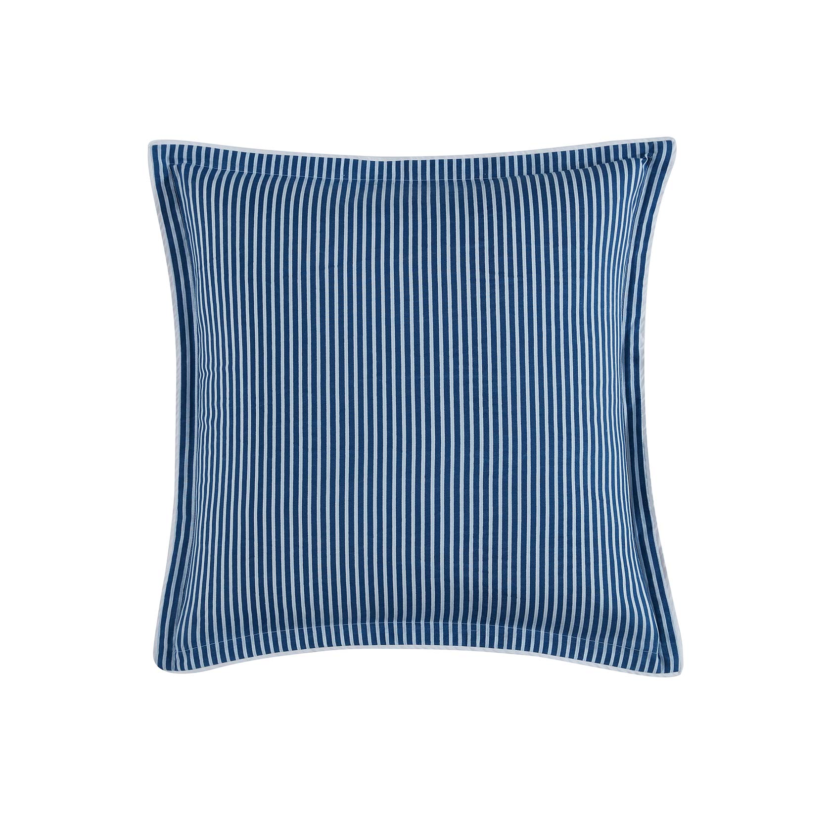 Premium Heather Blue European Pillowcase Set - 100% Cotton Luxury Bedding by Logan & Mason - Perfect for Master Bedroom, Guest Room & Airbnb Stays