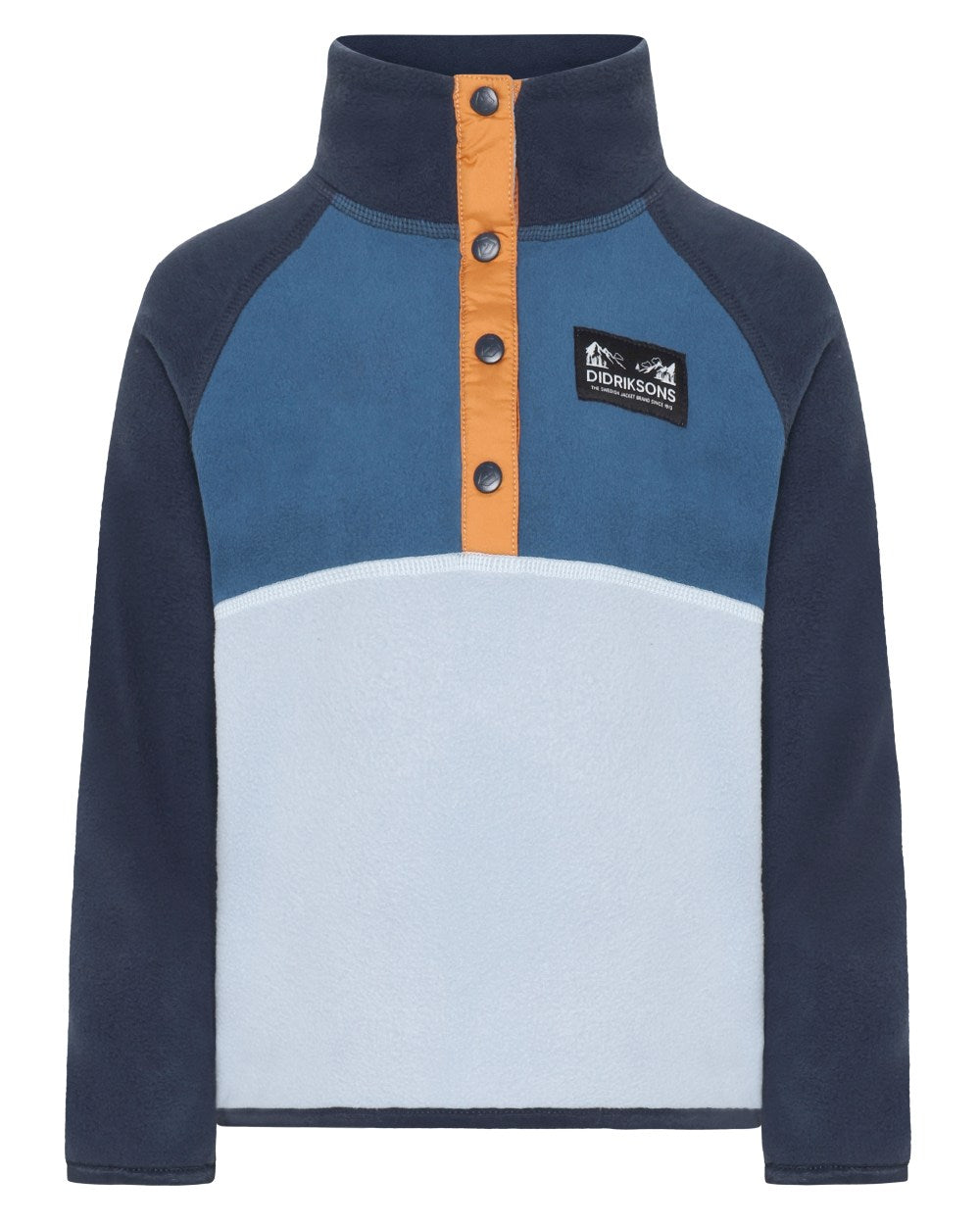 Didriksons Kids Monte Half Button Fleece Jacket - Warm & Cozy Winter Outerwear for Boys & Girls - Perfect for School, Playdates & Outdoor Adventures