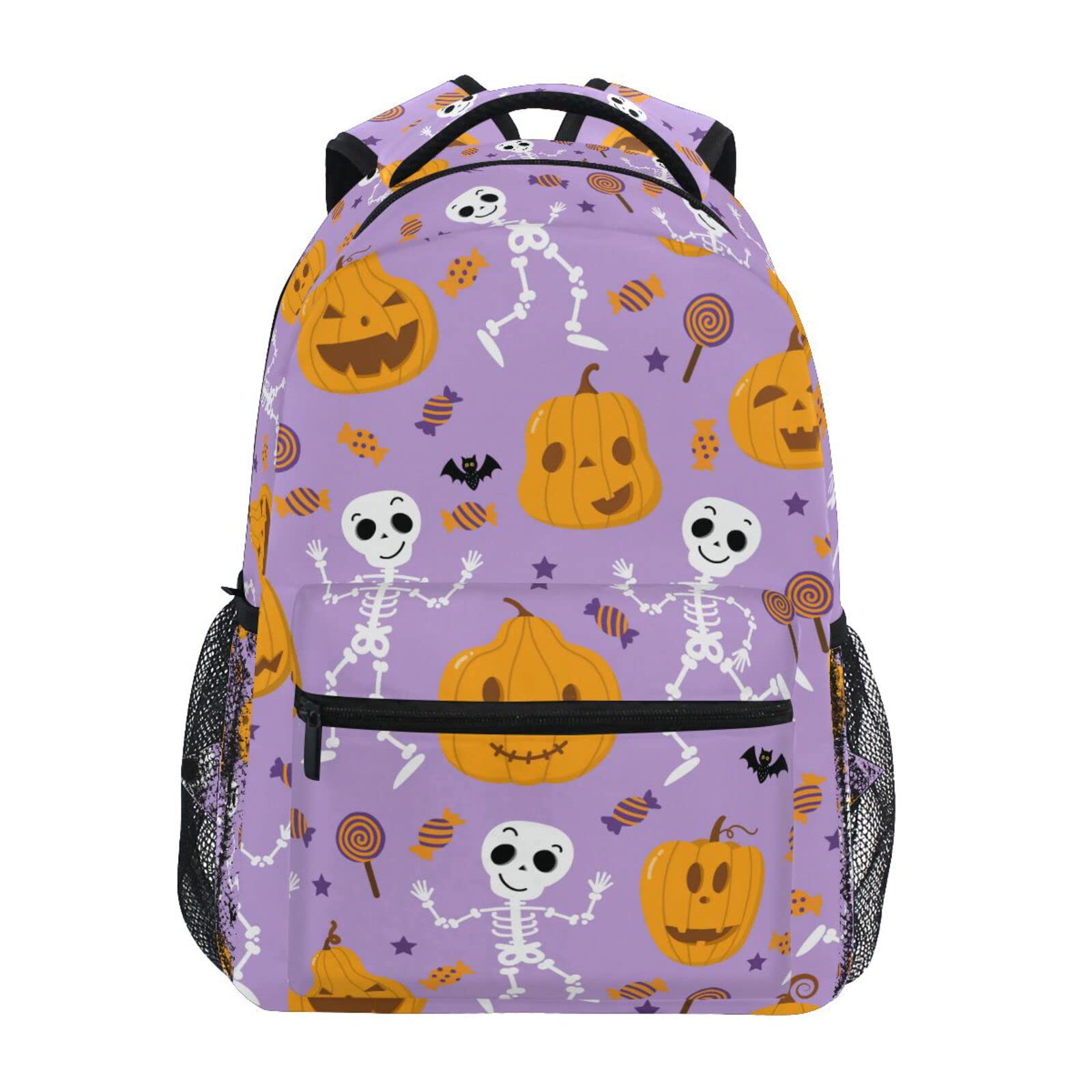 Xigua Halloween Design Backpack - Large Travel Laptop Backpack for Men & Women, Durable School Bag & College Daypack for Work, Hiking & Daily Use