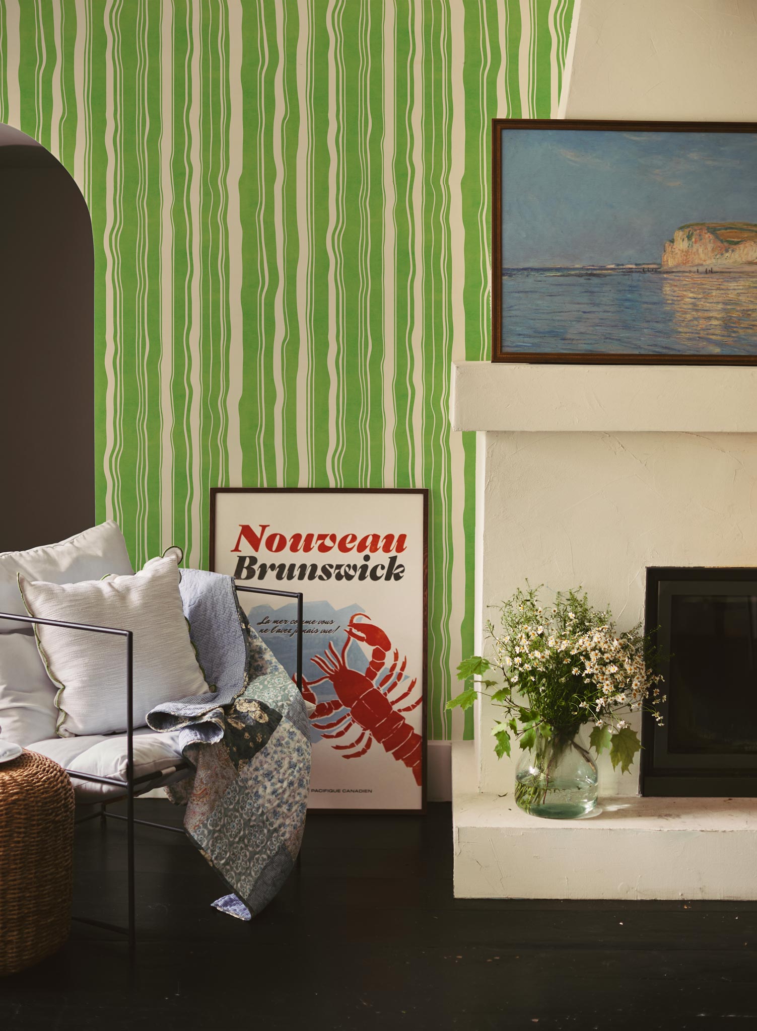 Opalescence Wallpaper - Premium Self-Adhesive Peel & Stick Wallpaper for Home Decor - Perfect for Living Room, Bedroom, and Office Renovation