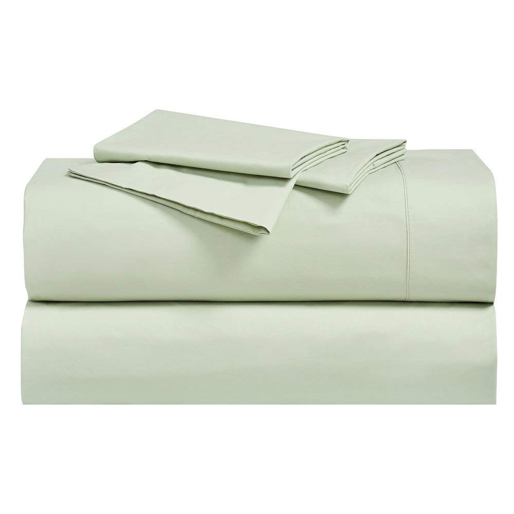 Premium 300-Thread-Count Crisp Percale Pillowcase Set (2PC) - 100% Cotton Standard Size Bedding - Breathable & Cooling for Hot Sleepers - Perfect for Home, Hotel, or Guest Room Comfort