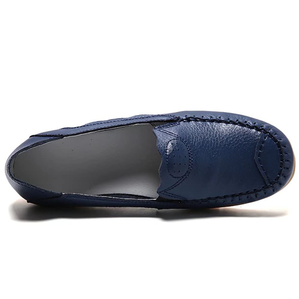 WERWAES Women's Casual Loafers - Classic Lightweight Slip-On Moccasins for Walking | Comfortable Non-Slip Flat Shoes with Round Toe | Perfect for Office, Travel & Everyday Wear