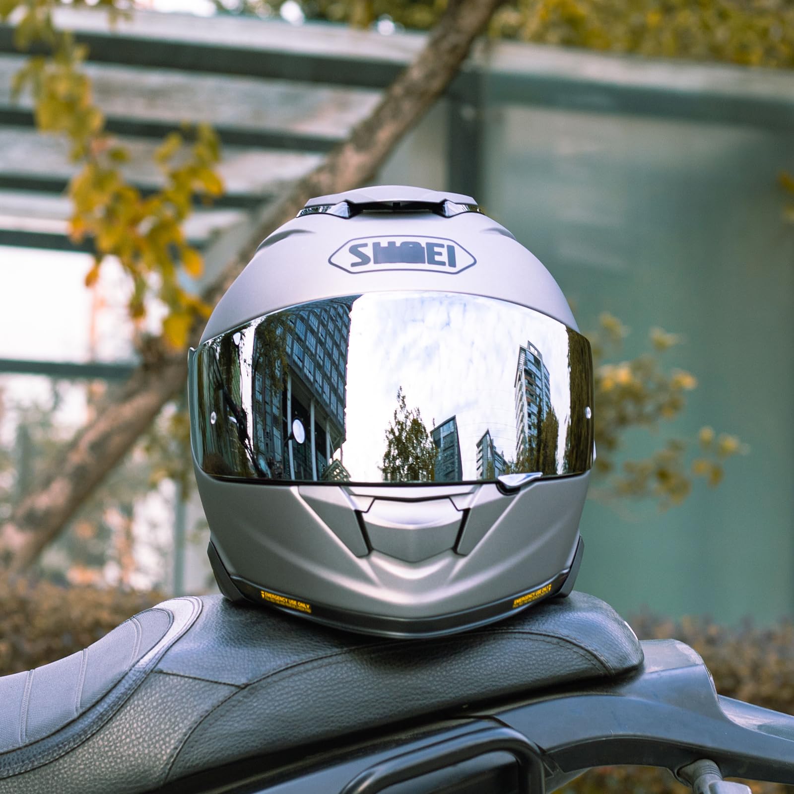 Soman GT Air 2 Visor Shield Replacement - Compatible with GT Air, GT Air 2, Neotec, CNS-1, TC-5, TC-9 Motorcycle Helmets (Silver) - Durable Face Shield for Enhanced Riding Protection & Comfort