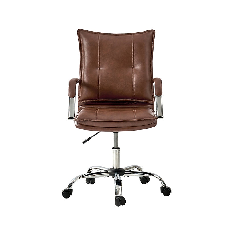 Ergonomic Doug Task Chair with Padded Arms - Adjustable Office Chair for Home & Work - Comfortable Desk Chair with Lumbar Support for Long Hours Sitting