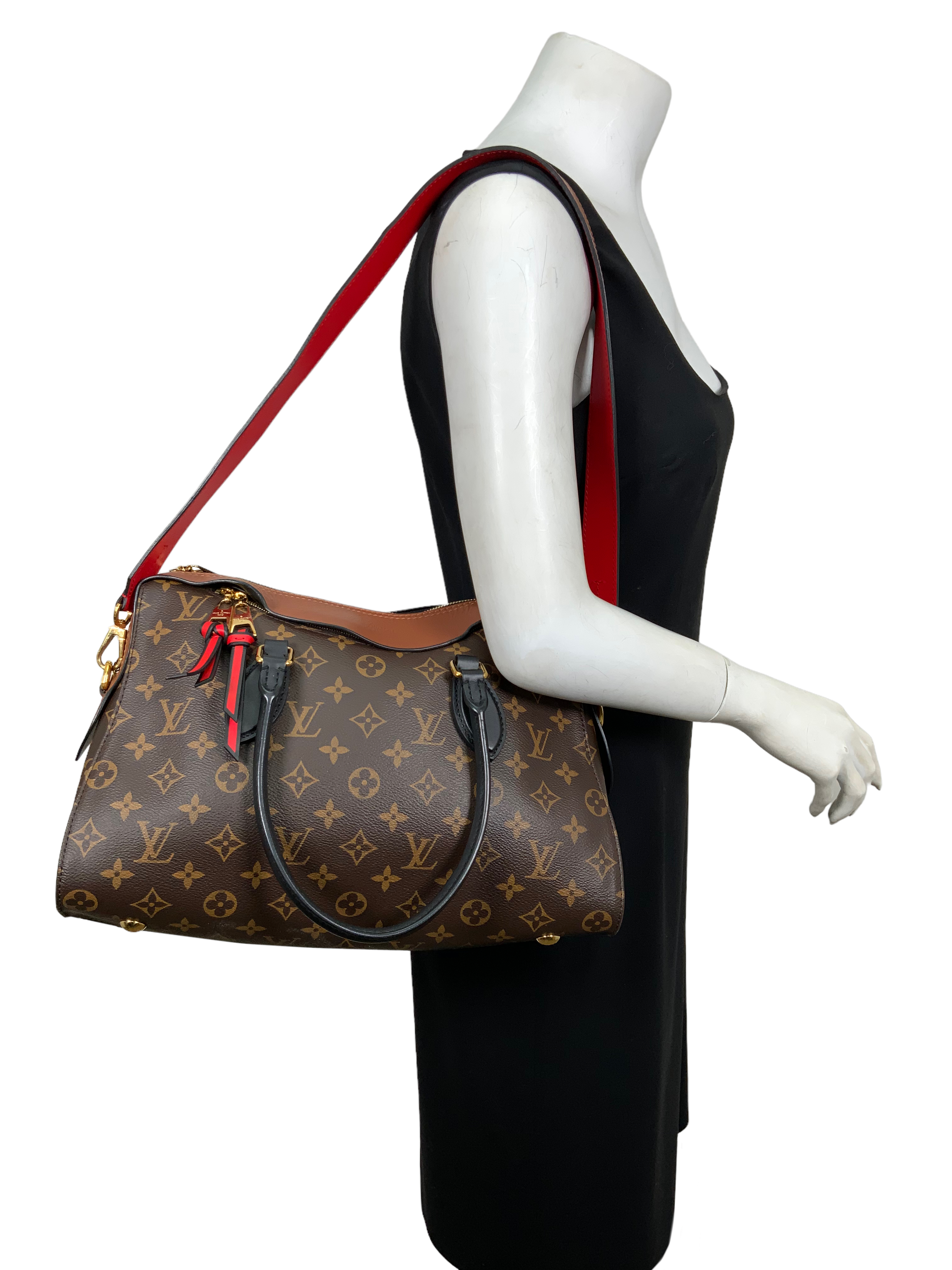 Authentic Louis Vuitton Tuileries MM Monogram Canvas Handbag - Luxury Tote for Women, Perfect for Work, Travel & Everyday Use