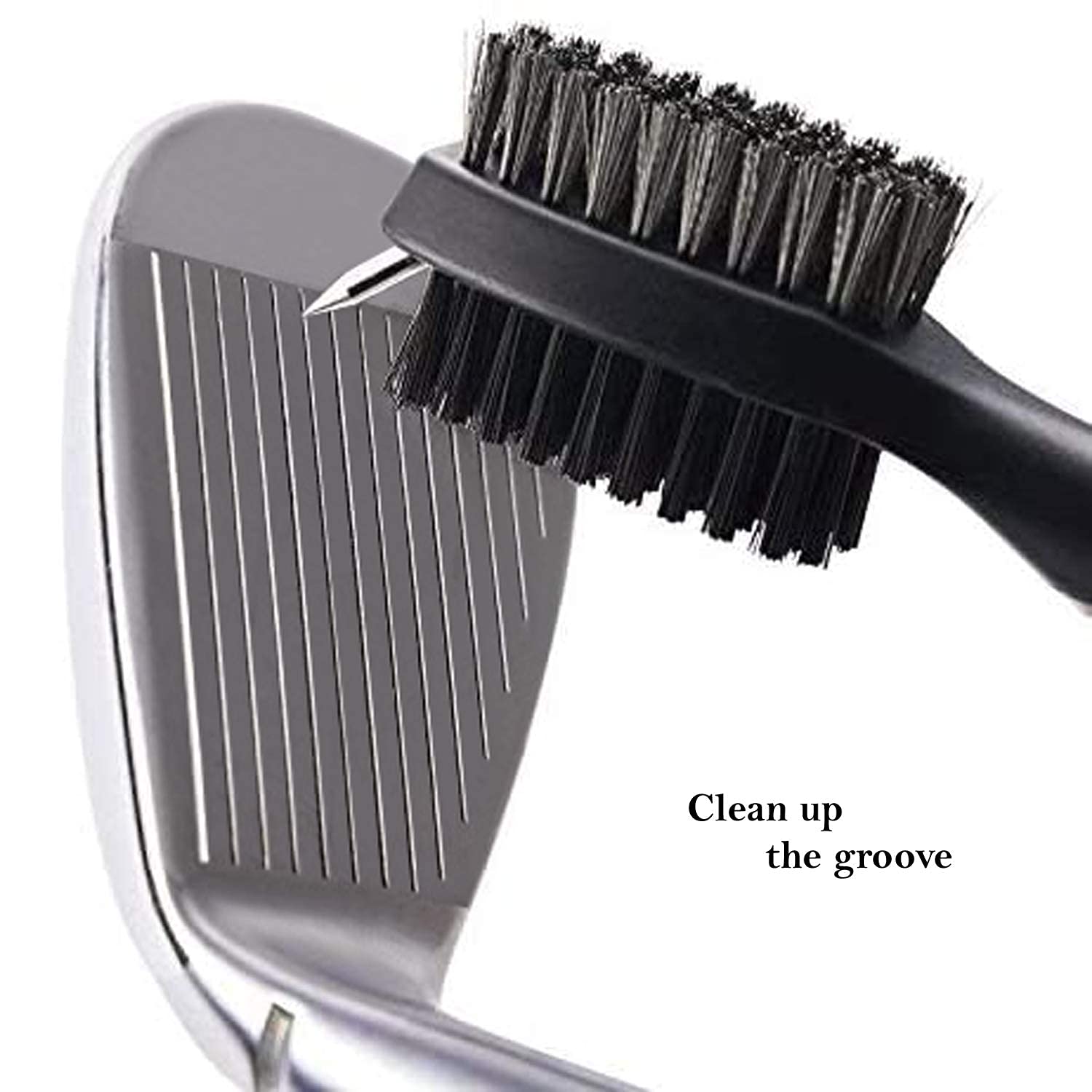 Premium Golf Towel with Clip & Cleaning Brush Set - Durable Microfiber Golf Club Cleaner for Men & Women - Perfect for Golf Bags, Course Play & Equipment Maintenance