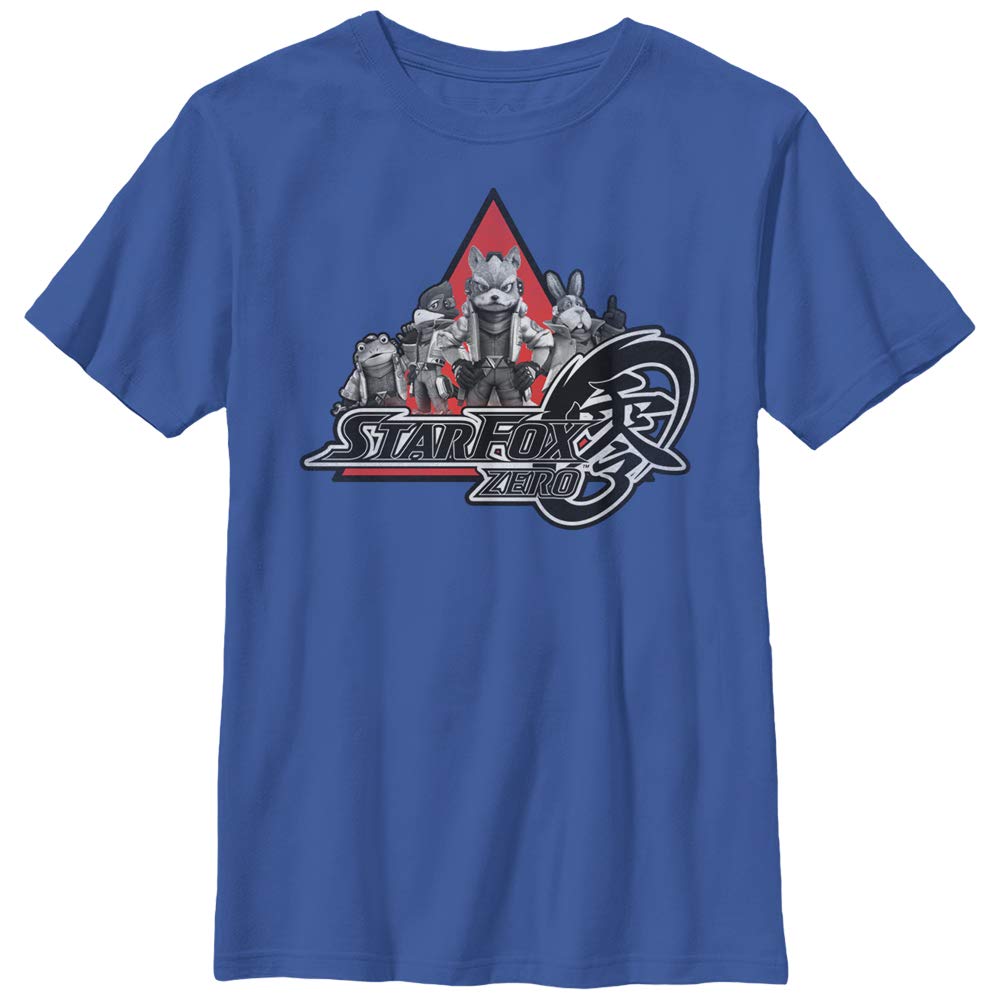 Nintendo Star Fox Zero Logo Boys' T-Shirt - Cool Video Game Character Tee for Kids & Teens - Perfect for Gaming, Cosplay & Everyday Wear