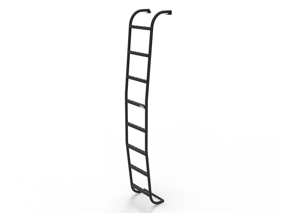 2007+ Mercedes Benz Sprinter High Roof Van Ladder - Heavy Duty Straight Side Accessory for Cargo & Camper Vans - Perfect for Roof Rack Installation & Outdoor Adventures