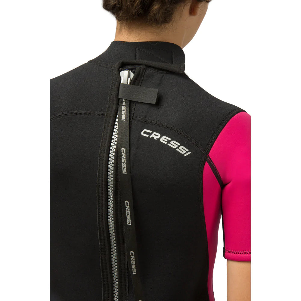 Cressi Med X Shorty 2.5mm Wetsuit for Kids & Girls - Perfect for Swimming, Snorkeling & Water Sports