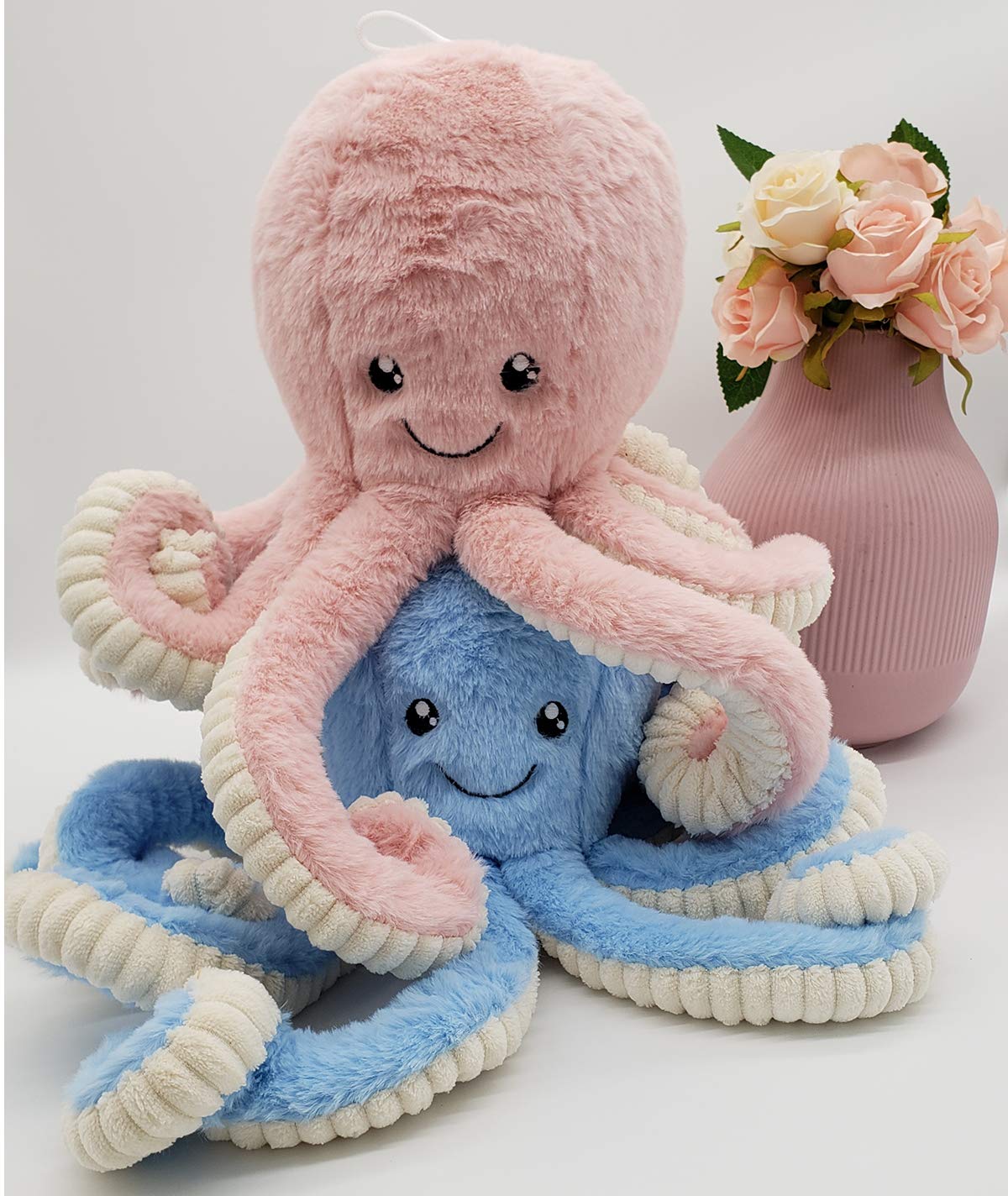 Super Soft Blue Octopus Stuffed Animal Plush Toy - 15.7