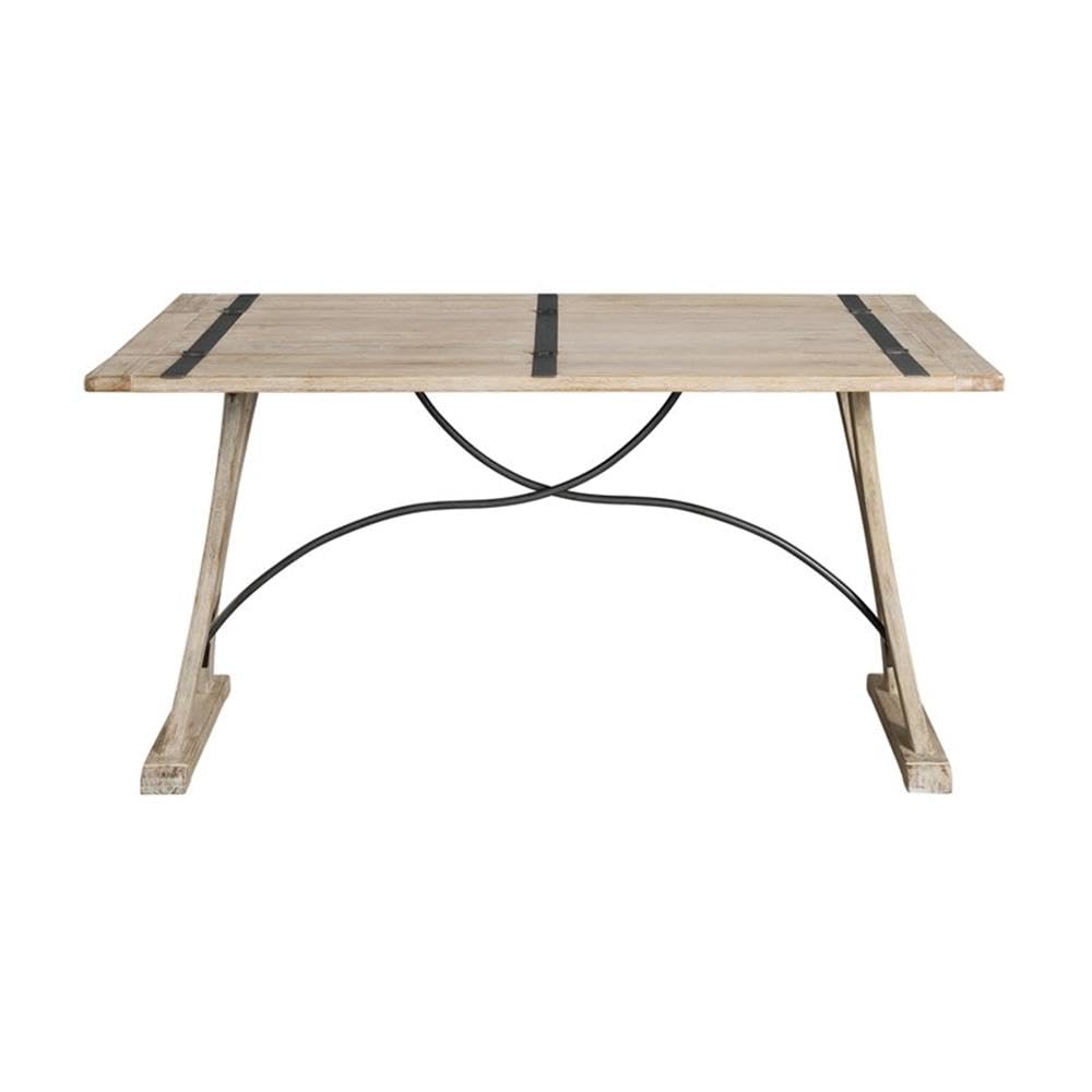 Picket House Furnishings Keaton Folding Top Dining Table - Space Saving Expandable Table for Small Apartments, Kitchens & Dining Rooms - Perfect for Entertaining Guests & Family Meals