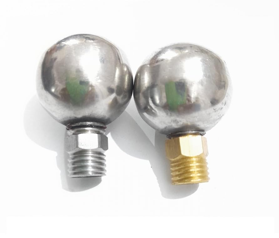 Autofetch Steel Round Bike Handlebar Mirror Screw Set (2-Pack) for TVS Apache RTR 180 - Durable Rearview Mirror Mounting Kit for Safer Cycling & Motorcycle Commuting