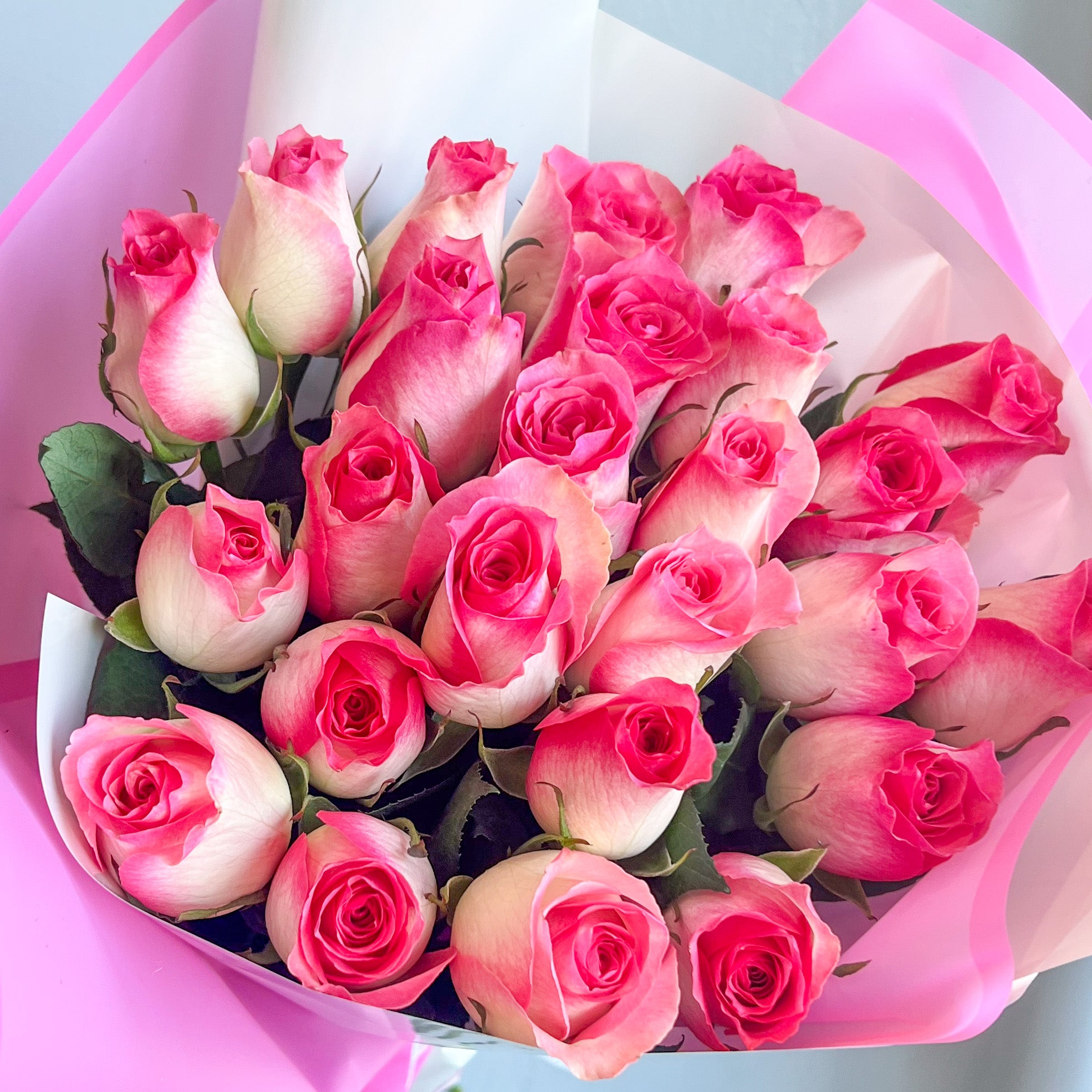 Malibu Roses No Filler Bouquet - Premium Long Stem Roses for Weddings, Anniversaries & Romantic Gifts - Perfect for Valentine's Day, Proposals & Special Occasions