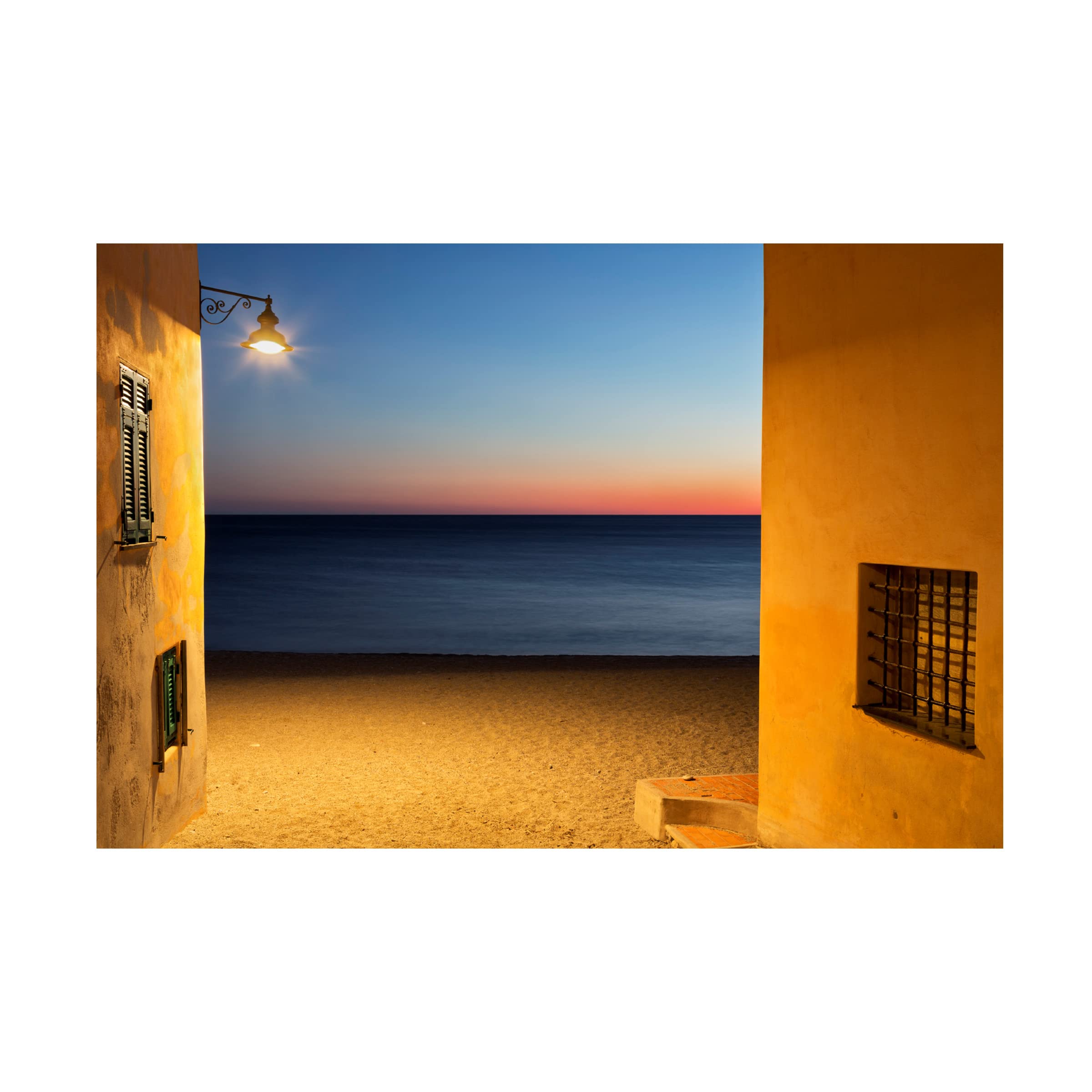 Paolo Bolla 'Varigotti' Canvas Art Print - Modern Italian Landscape Wall Decor for Living Room, Bedroom & Office | Trademark Fine Art Collection