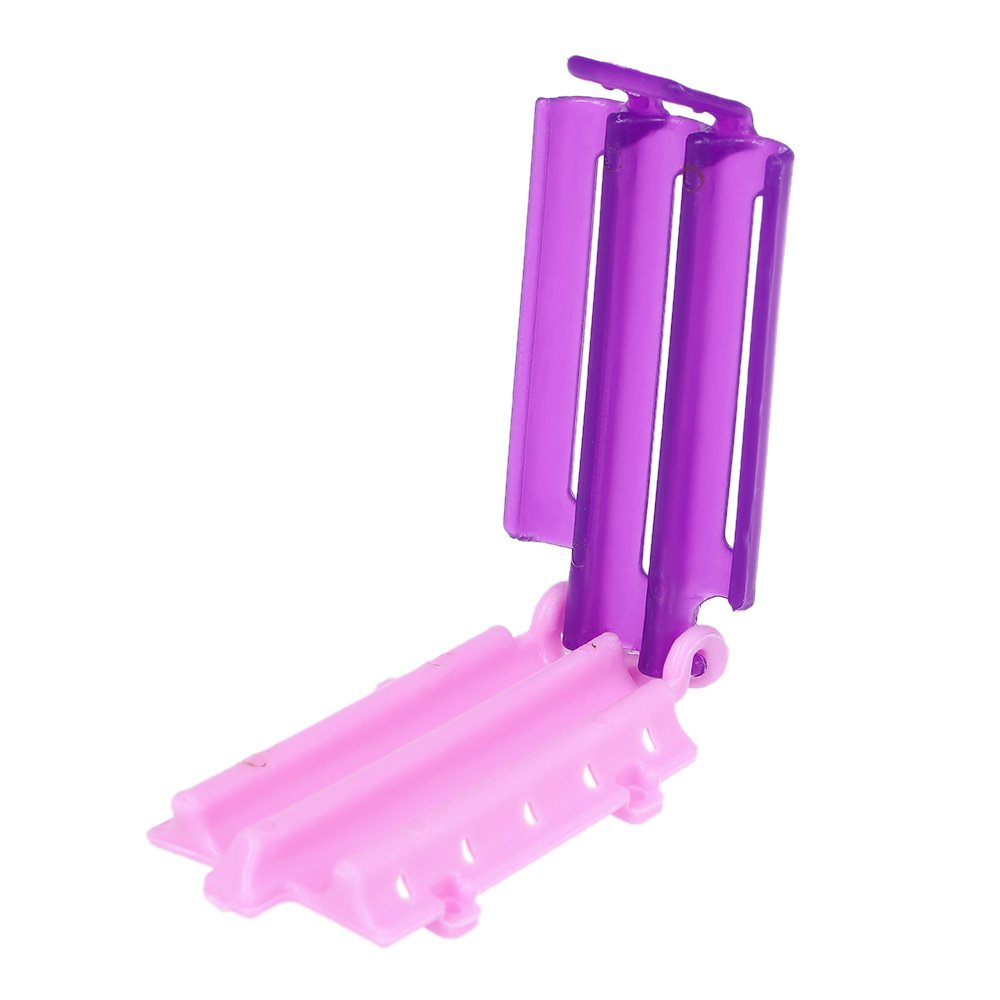 Anself 36PCS Cold Wave Rods - Professional Hair Curling Tools for DIY Salon Styling, Corn Curler Maker with Hairdressing Clips - Perfect for Home Use, Beach Waves & Party Hairstyles