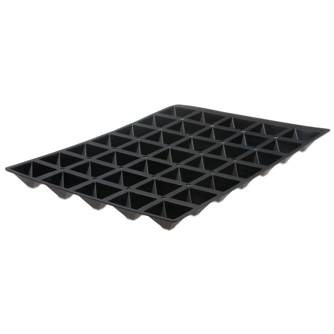 Lekue Pyramid Silicone Mold - 35 Cavity Baking Mold for Chocolate, Ice Cubes & Desserts - Reusable Non-Stick Silicone Cake Mold for Home Baking & Party Treats