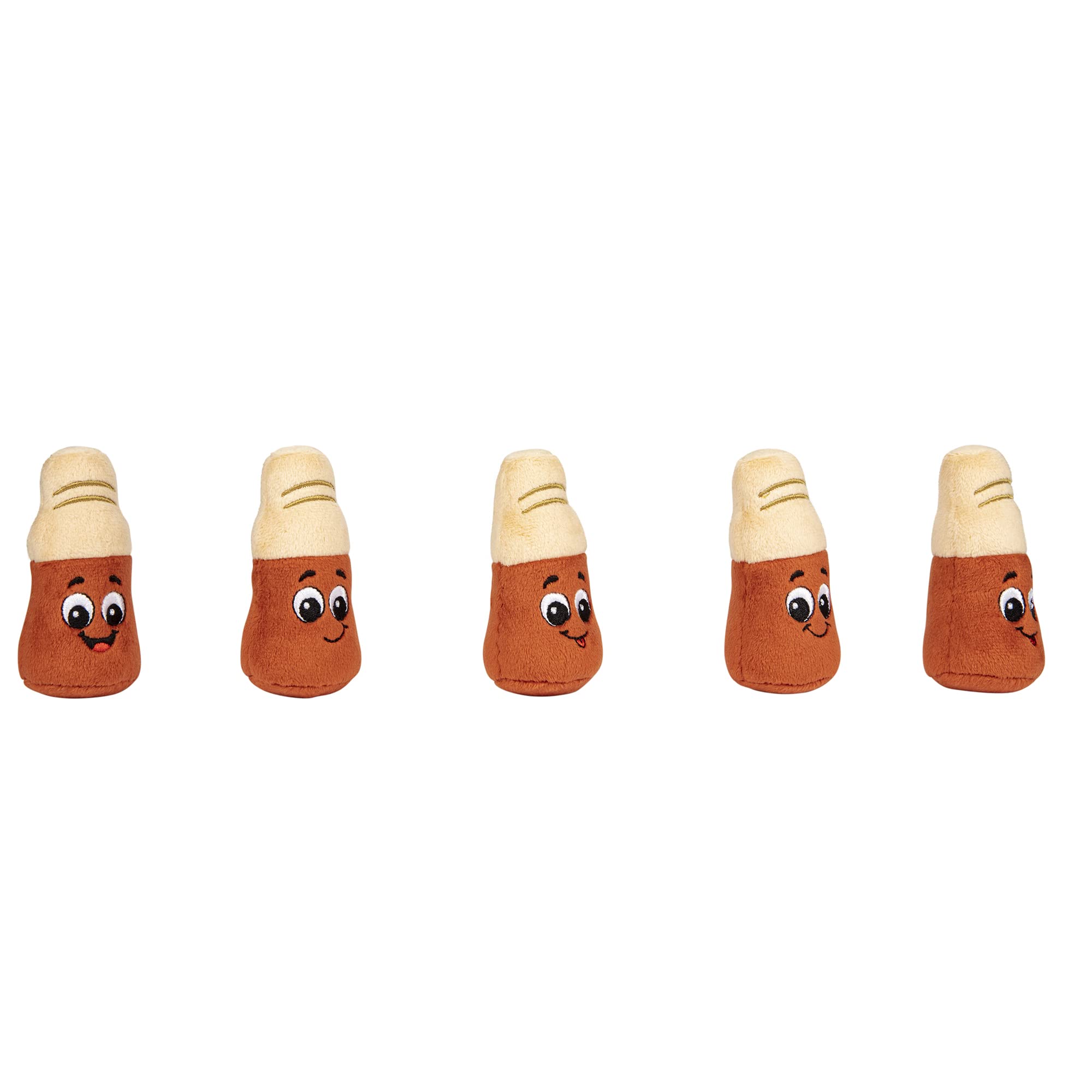 Haribo Happy Cola 5-Pack Mini Plush Toys - Soft Stuffed Collectibles for Kids, Gift Ideas & Party Favors - Perfect for Birthday Gifts, Carnival Prizes & Home Decor