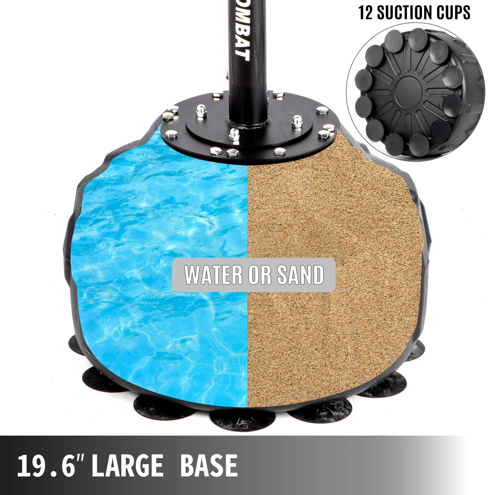 Happybuy Boxing Speed Trainer - Adjustable Height Punching Bag with Spinning Bar, Reflex Ball & Gloves | Free Standing Speed Bag for Boxing Training | Ideal for Adults & Kids | Home Gym & Martial Arts Practice