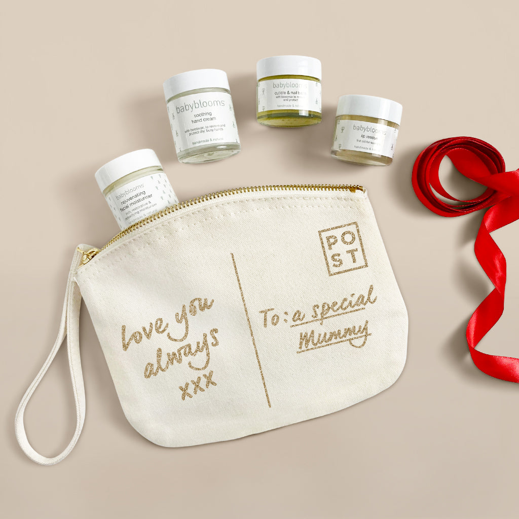 All Natural Skincare Gift Set for Mom - Organic Face Cream & Body Lotion - Perfect Christmas Present for Mothers Day & Birthday - Home Spa Self Care Routine