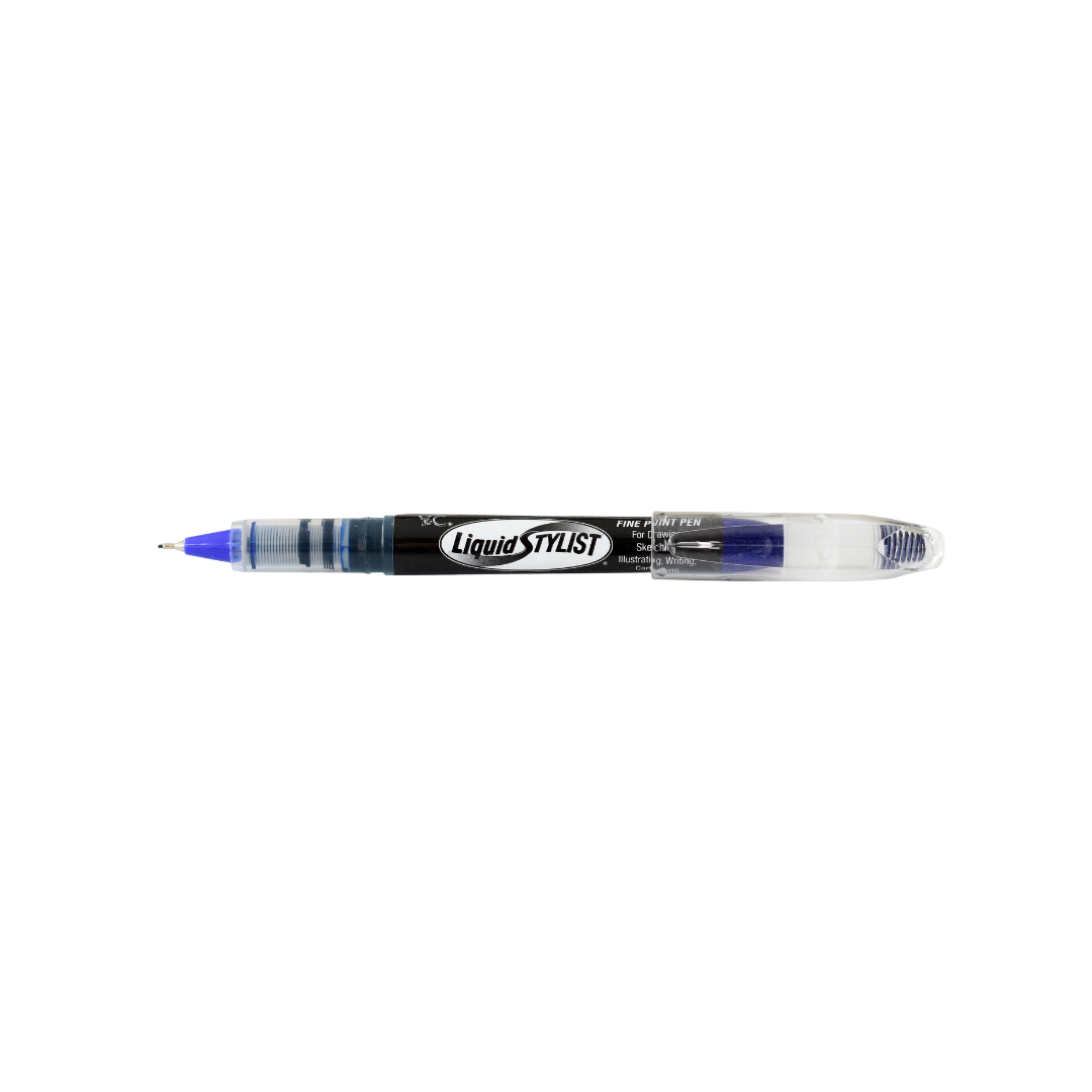 Liquid Stylist Pen - Blue - 12 Pack (LSP10C) - Perfect for Calligraphy, Hand Lettering & Art Projects