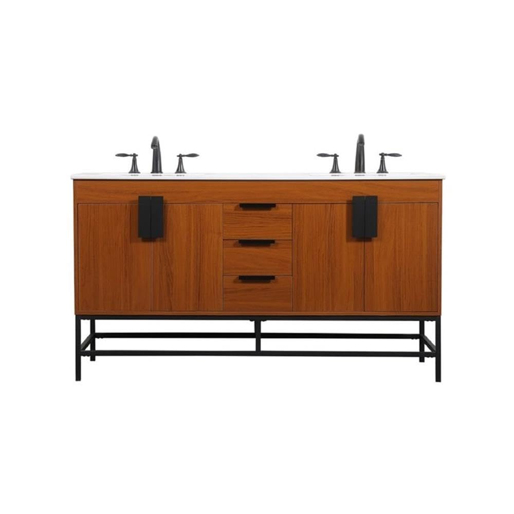 18 Inch White Modern Bathroom Vanity Cabinet - Elegant Under Sink Storage Organizer for Bathroom Fixtures | Perfect for Small Space Bathroom Decor & Organization