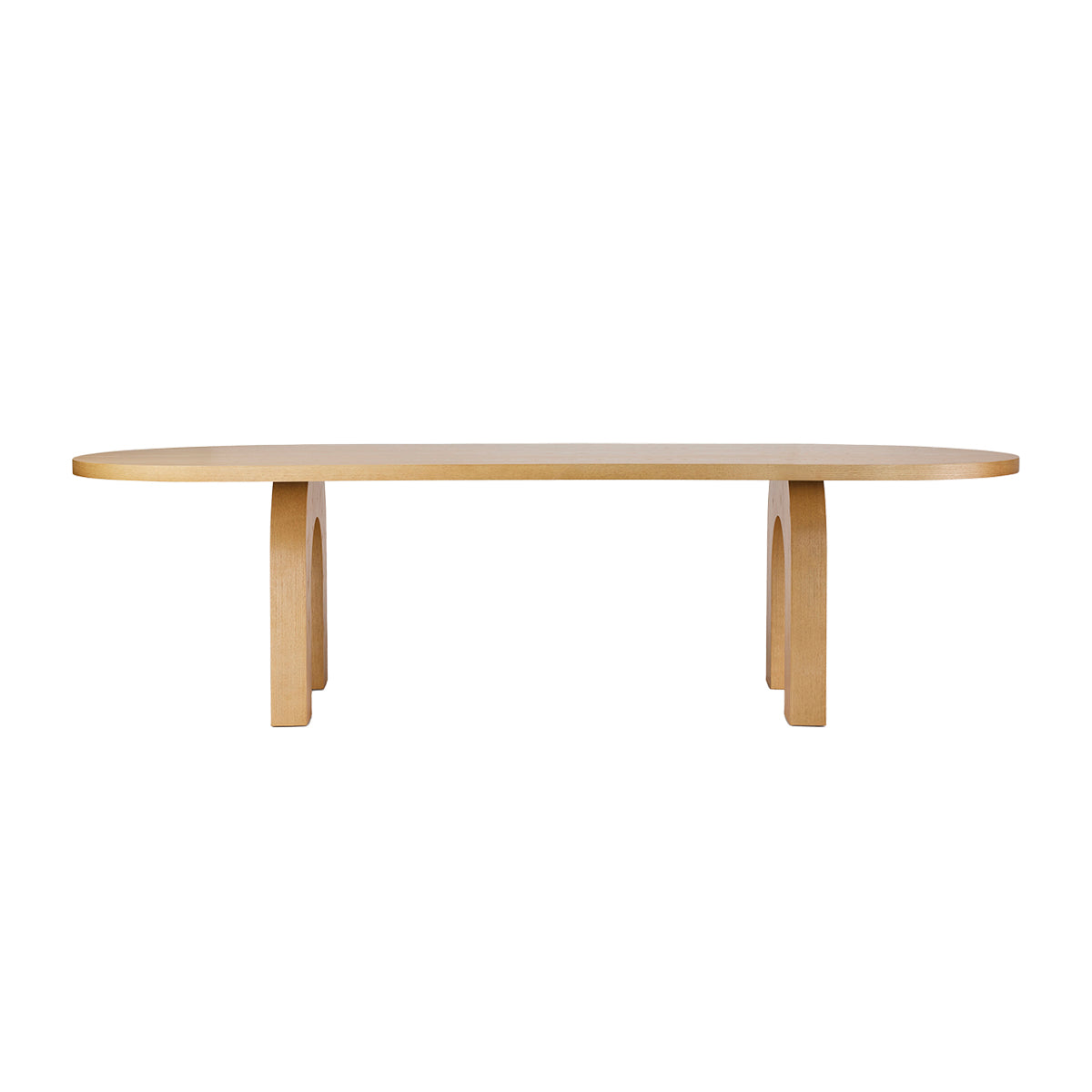 Hawk Spree Oval Dining Table - Modern Wooden Kitchen Table for 6, Farmhouse Style Dining Room Furniture - Perfect for Family Gatherings & Dinner Parties