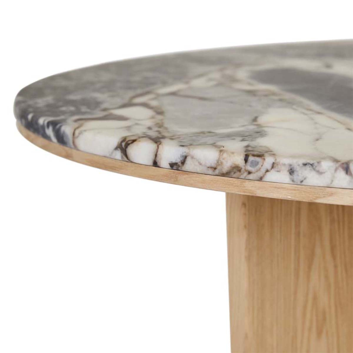 Elsie Round Dining Table - 42 Inch Modern Wood Kitchen Table for 4-6 People, Perfect for Small Spaces, Breakfast Nooks & Cozy Family Meals