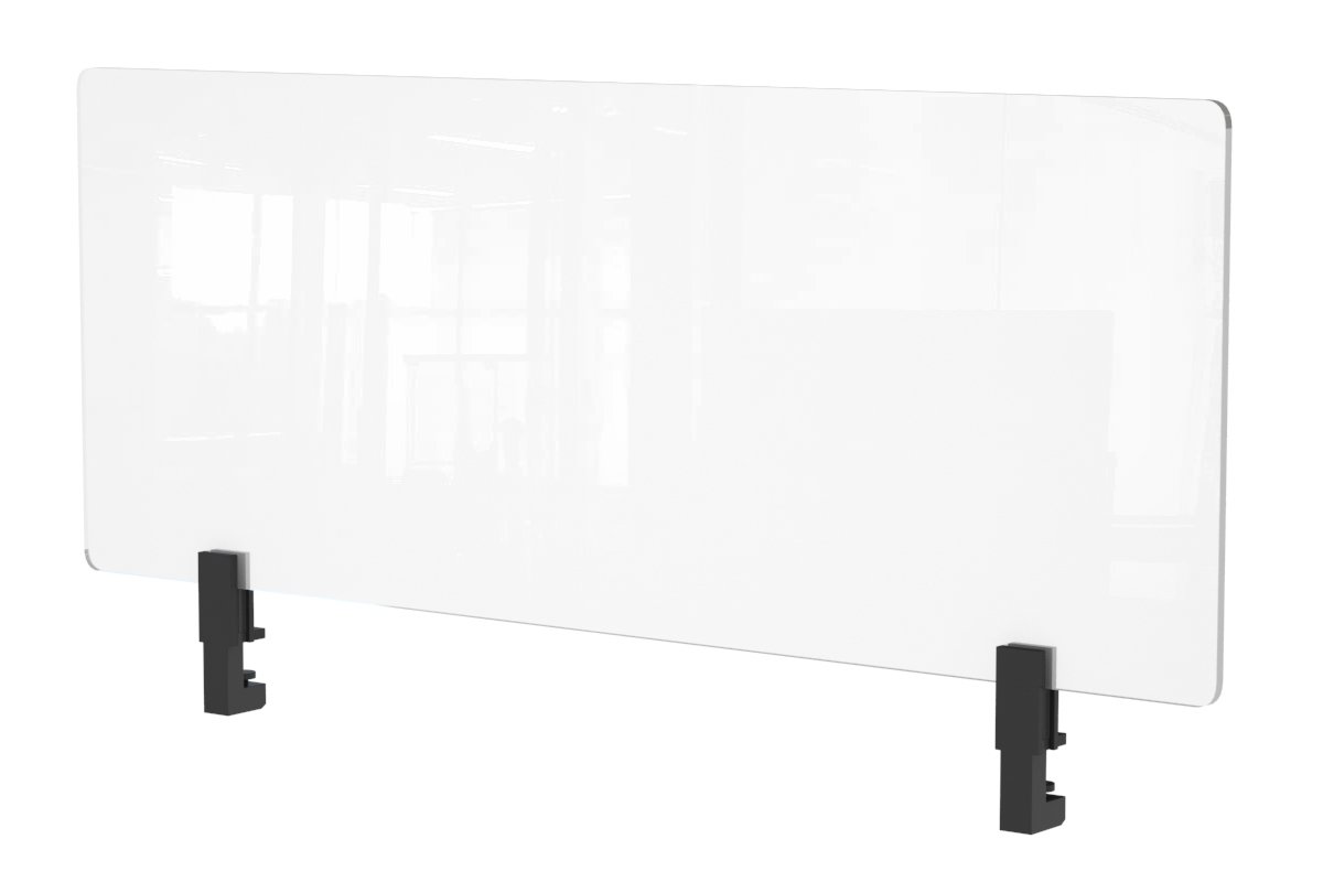 Clear Lean Perspex Hygiene Screens - 600H x 800W Acrylic Protective Barrier for Office, Restaurant & Retail Safety