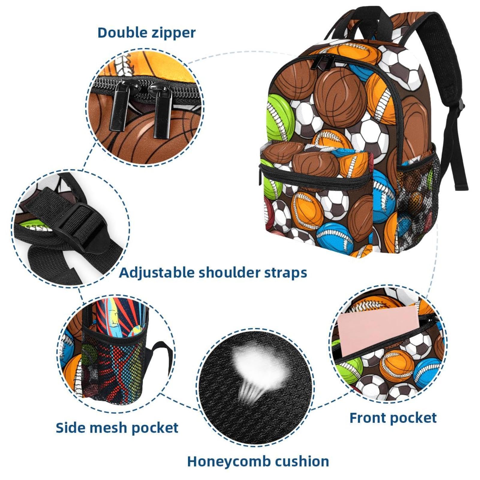 Best Travel & Work Backpack for Men & Women - Durable Sports Backpack for Basketball Football Volleyball - Perfect for Commuting, Gym, School & Outdoor Adventures