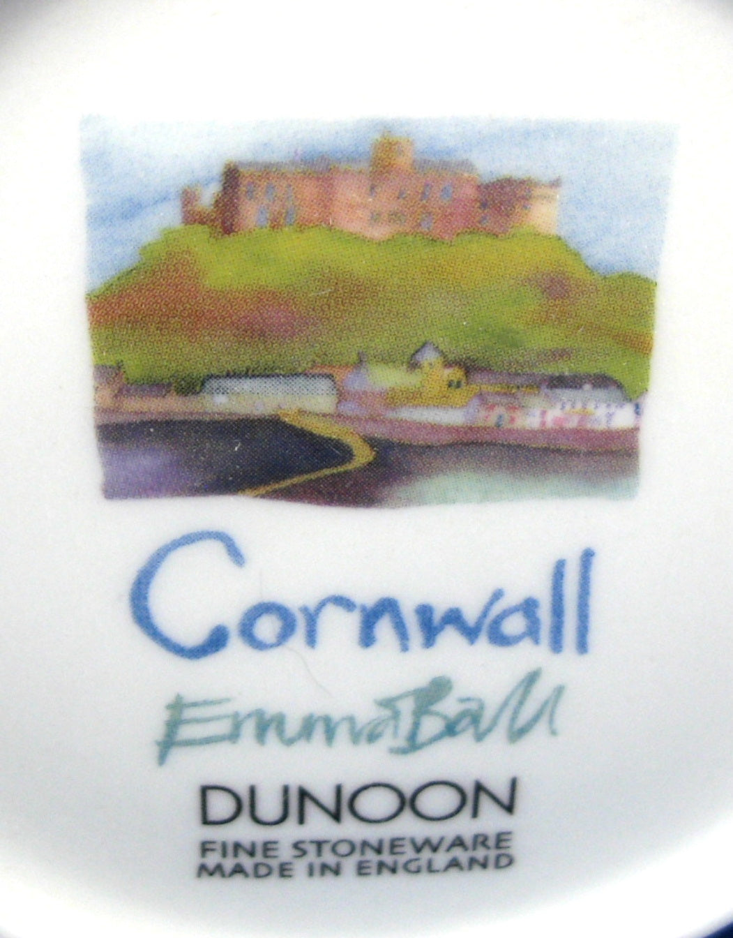 Dunoon Emma Ball Cornish Villages England Ceramic Mug - Handmade in Cornwall with Scenic Designs - Perfect for Tea, Coffee & Home Decor