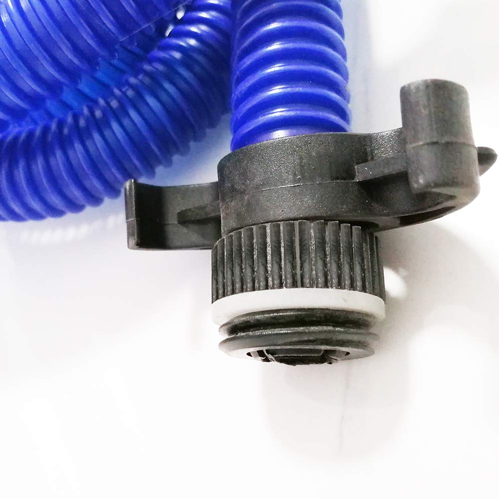 Air Foot Pump Hose with Valve Connector for Inflatable Boat Accessories - Compatible with 5L Air Pump (Blue) | Perfect for Inflating Boats, Pool Floats & Water Sports Equipment