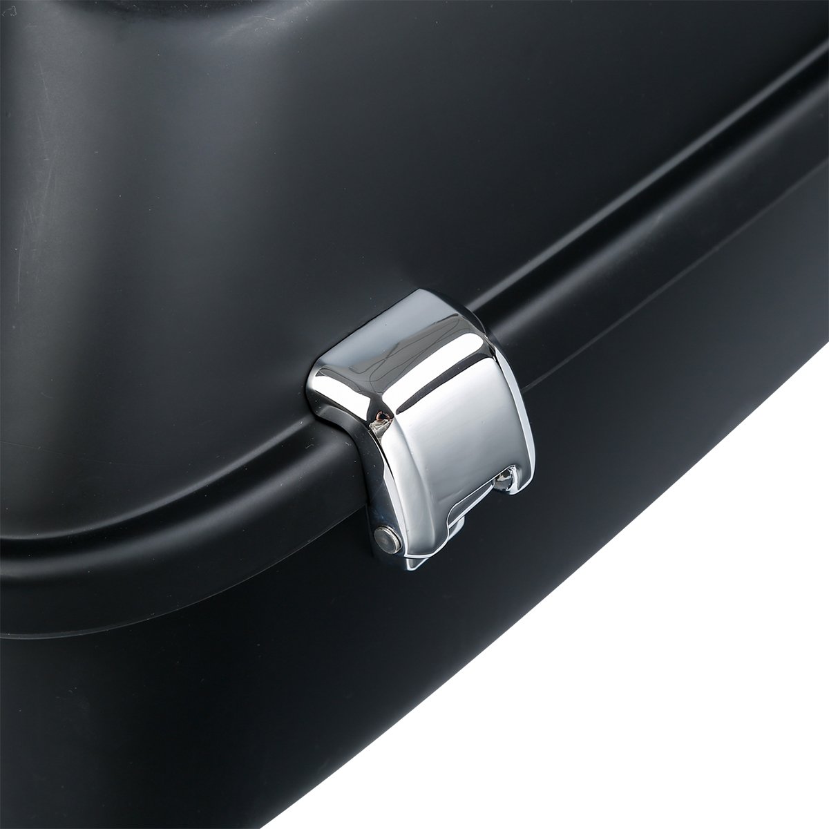 XMT-MOTO Matte Black Chopped Tour Pack Luggage Kit with Backrest Pad & Fitted Lining for Harley Touring (Road King, Road Glide, Street Glide, Electra Glide, Ultra-Classic 2014-2023) - Perfect for Long-Distance Rides & Motorcycle Travel Accessories
