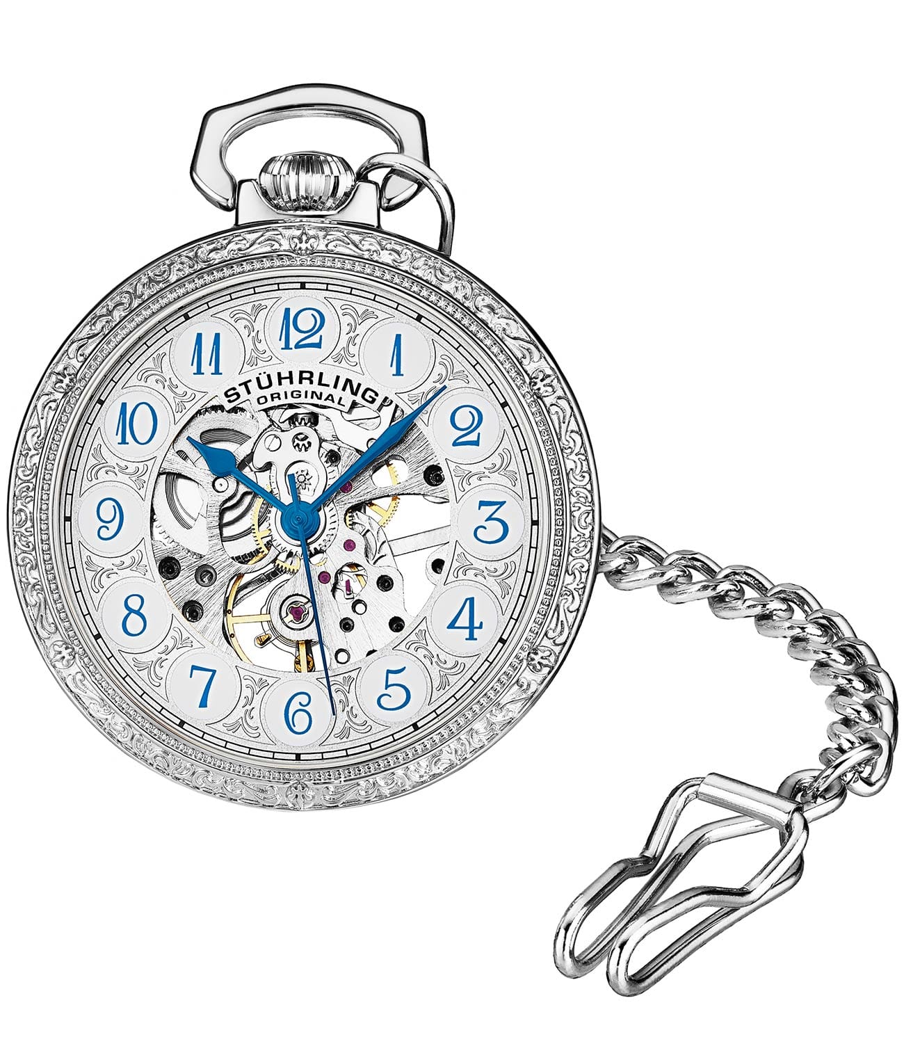 Jove 986 Hand-Wound 48mm Skeleton Watch for Men - Luxury Mechanical Timepiece for Business, Formal & Special Occasions