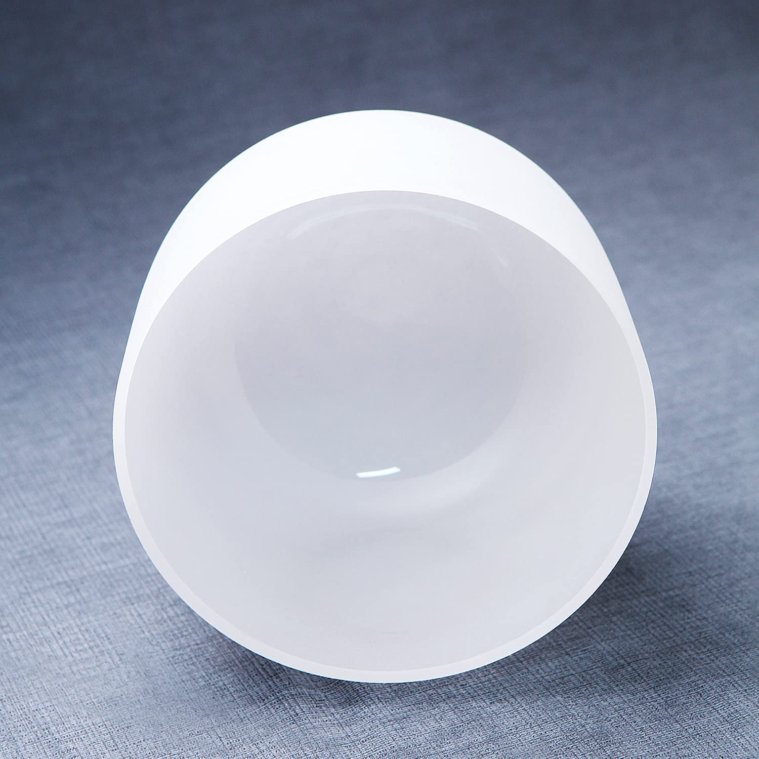 KVKA 10 Inch Crystal Singing Bowl - G Note Throat Chakra Healing (432Hz) with Carrying Case - Perfect for Meditation, Sound Therapy & Yoga Practice